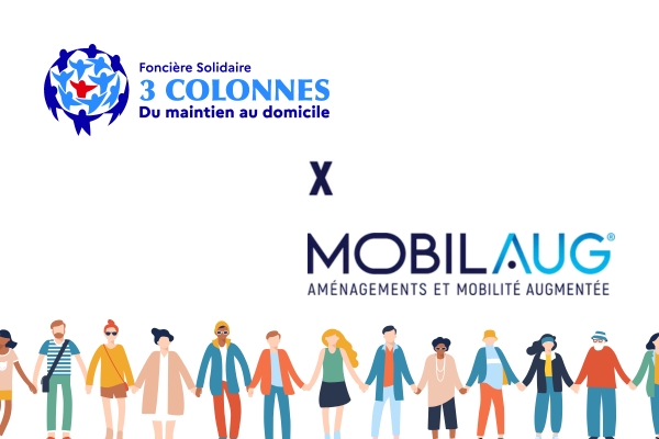 Communiqué de presse Mobilaug et Les 3 Colonnes - Viager solidaire s'associent